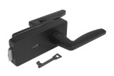 MP - UNIQUE R8 - ERBA ročaj steklo LOCK - BB (BS - Matt Black) - MP BS (mat črna)