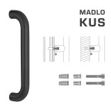 KLJUKA MP koda K01 Ø 32 mm SP (BS - Črna mat) - kos - MP BS (mat črna)