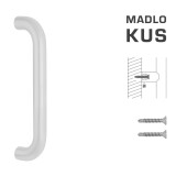 KLJUKA MP koda K01 Ø 32 mm ST (WS - Bela mat) - kos - MP WS (bela mat)