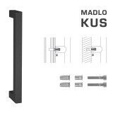 KLJUKA MP koda K02K 25x25 mm SP - kos (BS - črna mat) - MP BS (mat črna)