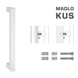 KLJUKA MP koda K02K 25x25 mm SP - kos (WS - Bela mat) - MP WS (bela mat)