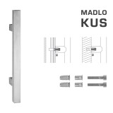 KLJUKA MP koda K31 25x25 mm SP - kos (BN - Brušeno nerjaveče jeklo) - MP BN (brušeno nerjaveče jeklo)