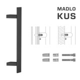 KLJUKA MP koda K41Z 40x10 mm SP - kos (BS - črna mat) - MP BS (mat črna)