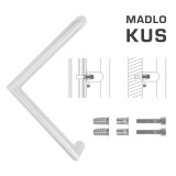 KLJUKA MP koda K14 Ø 30 mm SP - kos (WS - Bela mat) - MP WS (bela mat)