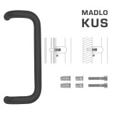 KLJUKA MP koda K38 Ø 32 mm SP - kos (BS - črna mat) - MP BS (mat črna)