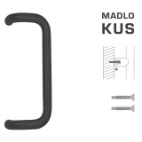 KLJUKA MP koda K38 Ø 32 mm ST - kos (BS - črna mat) - MP BS (mat črna)