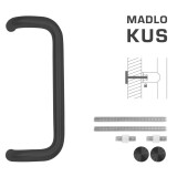 KLJUKA MP šifra K38 Ø 32 mm UN - kos (BS - črna mat) - MP BS (mat črna)