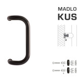 KLJUKA MP M2 WA/BD-WOOD - kos (Rjava RAL 8019) - MP Brown