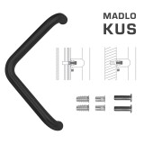 KLJUKA MP šifra K14T Ø 32 mm SP - kos (BS - črna mat) - MP BS (mat črna)