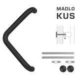 KLJUKA MP koda K14T Ø 32 mm UN - kos (BS - črna mat) - MP BS (mat črna)