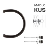 KLJUKA M1 WA/C-DHP - kos (Rjava RAL 8019) - MP Brown