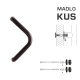 KLJUKA MP M6 WA/C-DHP - kos (Rjava RAL 8019) - MP Brown