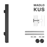 KLJUKA MP koda K31 25x25 mm UN - kos (BS - črna mat) - MP BS (mat črna)