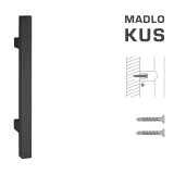 KLJUKA MP koda K31 25x25 mm ST - kos (BS - Mat črna) - MP BS (mat črna)