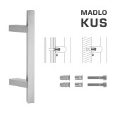 KLJUKA MP koda K31Z 25x25 mm SP - kos (BN - Brušeno nerjaveče jeklo) - MP BN (brušeno nerjaveče jeklo)