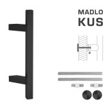 KLJUKA MP koda K31Z 25x25 mm UN - kos (BS - Mat črna) - MP BS (mat črna)