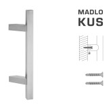 KLJUKA MP koda K31Z 25x25 mm ST - kos (BN - Brušeno nerjaveče jeklo) - MP BN (brušeno nerjaveče jeklo)