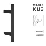 KLJUKA MP koda K31Z 25x25 mm ST - kos (BS - črna mat) - MP BS (mat črna)