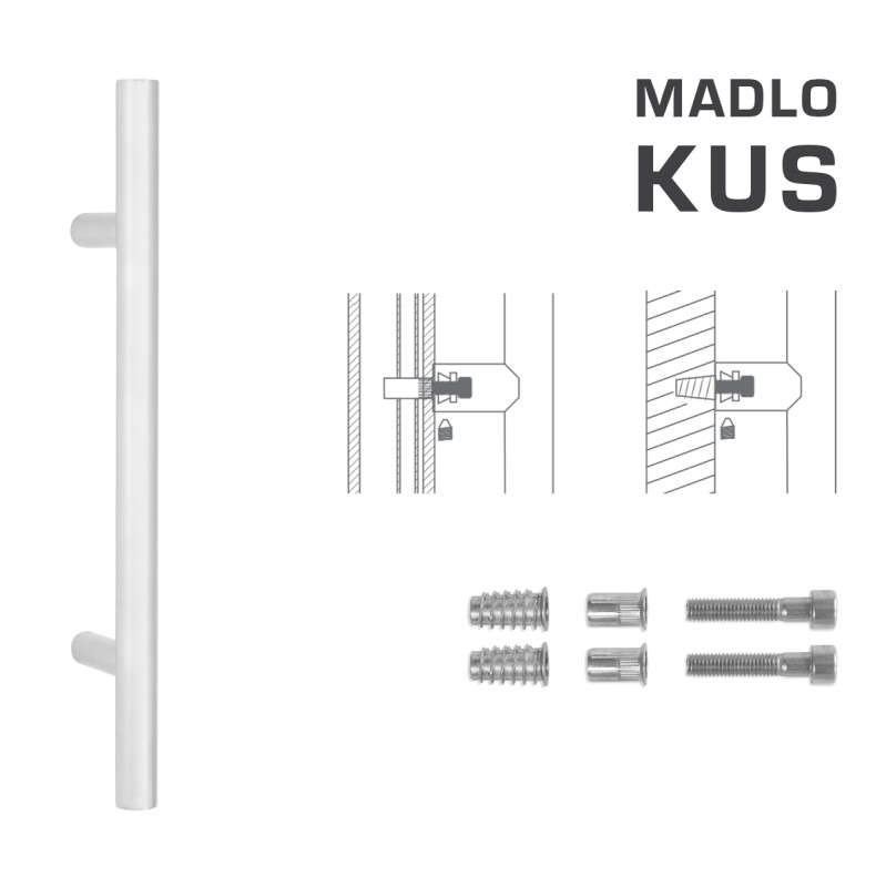 KLJUKA MP koda K00 Ø 30 mm SP (WS - Bela mat) - kos