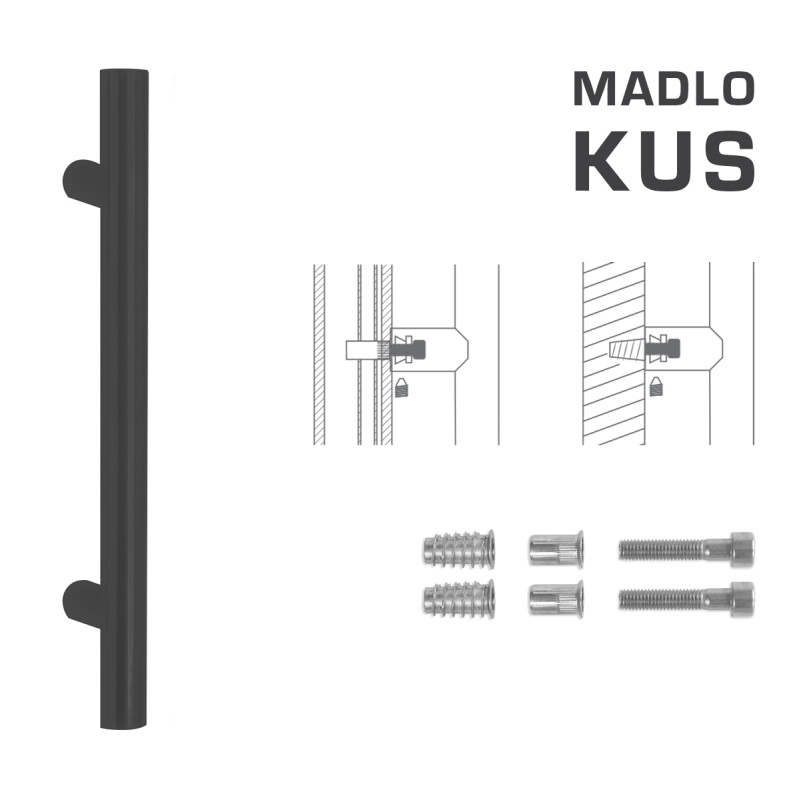 KLJUKA MP koda K00 Ø 35 mm SP - kos (BS - črna mat)