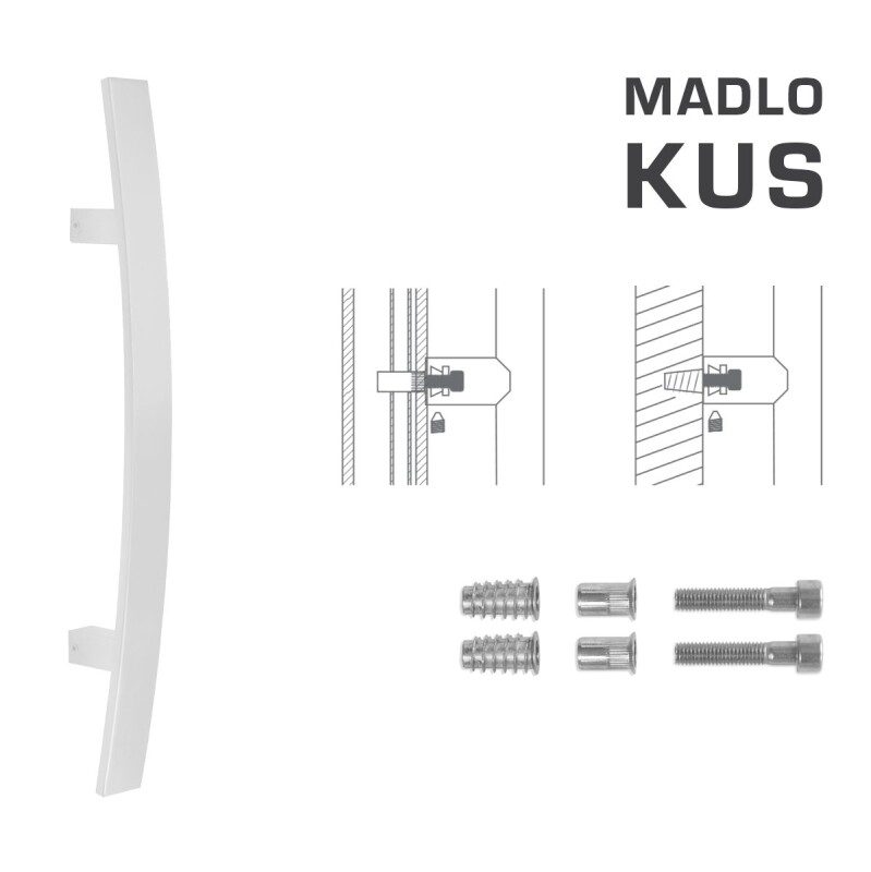 KLJUKA MP koda K41C 40x10 mm SP - kos (WS - Bela mat)