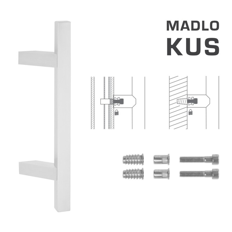 KLJUKA MP koda K31Z 25x25 mm SP - kos (WS - Bela mat)