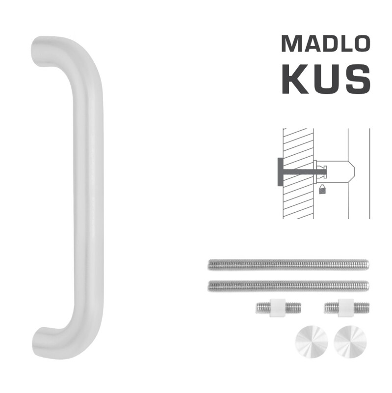 KLJUKA MP koda K01 Ø 32 mm UN - kos (WS - Bela mat)