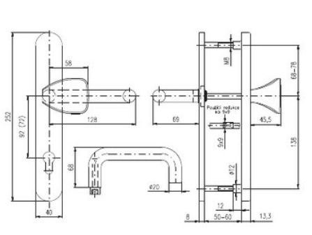 Varnostna armatura ROSTEX BK RX 802-40 PANIC (MAT NERJAVEČE JEKLO)