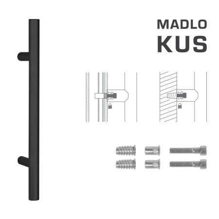 KLJUKA MP koda K00 Ø 30 mm SP (BS - Črna mat) - kos