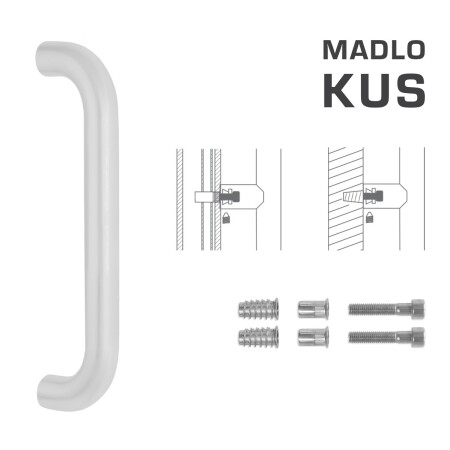 KLJUKA MP koda K01 Ø 32 mm SP (WS - Bela mat) - kos