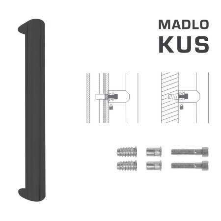 MP FT - ROČAJ koda K40 40x20 mm SP (BS - Črna mat) - kos