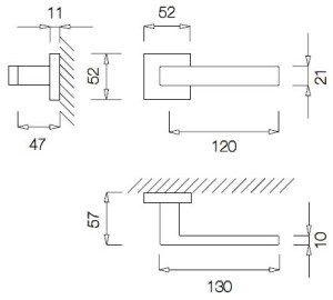 Vratno okovje MP Square-HR 2275Q (OCS)