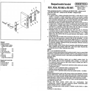 Varnostna armatura ROSTEX BK RX 802-50 EXCLUSIVE (KROM-NERJAVEČE JEKLO)