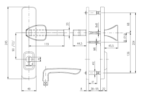 Varnostna armatura ROSTEX BK R1 ASTRA (TITAN GOLD)