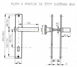 Gradbeno okovje ROSTEX 804 (SIJOČI KROM - NERJAVEČE JEKLO)