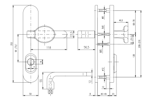 Varnostna armatura ROSTEX BK RX 1-50 SOLID 4. razred (MAT NERJAVEČE JEKLO)