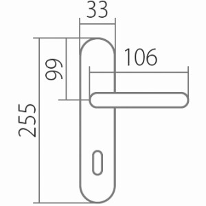 Okovje za vrata TWIN ALT WIEN PW 3000 (ABR)