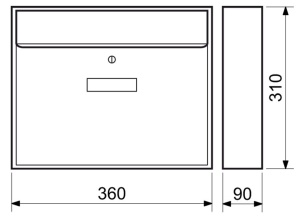 Nabiralnik RICHTER BK31 (SREBRN)