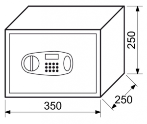 Elektronski sef RICHTER RS25.LCD