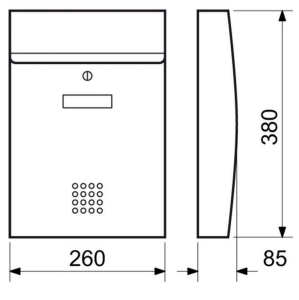 Nabiralnik RICHTER BK05 (ANTRACIT)