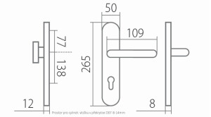 Varnostna armatura TWIN DAVID ELEGANT HTSI 4500 (ABR)