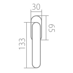 Okensko okovje TWIN INNER P 660 RO (XR,CH-SAT) - brez polnila