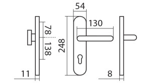 Varnostna oprema TWIN COLUMBUS KLESO HR H2094 KS DEF (E)