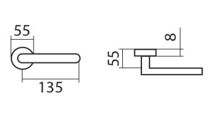 Okovje za vrata TWIN BLOCK H 1807 M3 (E)