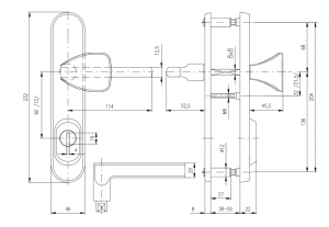 Varnostna armatura ROSTEX BK R4/O BRIT (INOX MAT TITAN)