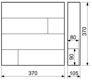 Nabiralnik RICHTER BK932 (mat antracit)