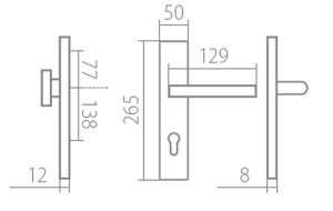 Varnostna armatura TWIN VISTA HTSI DEF (CM)