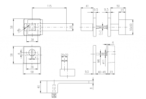 Varnostna armatura ROSTEX BK RX4/H Ravena (ČRNA)