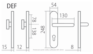 Varnostna armatura TWIN COLUMBUS BLOCK H2087 KS DEF (E)