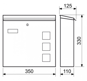 Nabiralnik RICHTER BK703.G.AM (ANTRACITE)